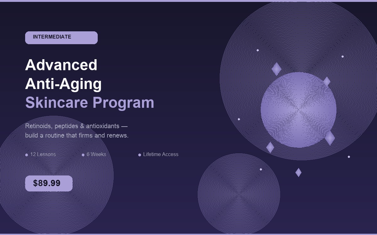 Advanced Anti-Aging Skincare Program